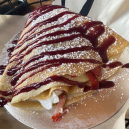 Park Place Eatery signature dishes The Foster Sandwich
Pig In The Park Sandwich
Apple Crumble Crepe